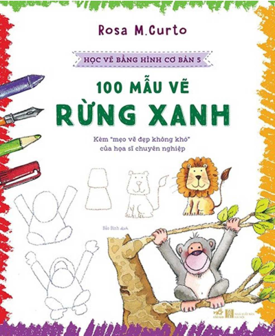 Học Vẽ Bằng Hình Cơ Bản 5 - 100 Mẫu Vẽ Rừng Xanh