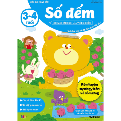 Giáo dục Nhật Bản: Số đếm (3-4 tuổi)